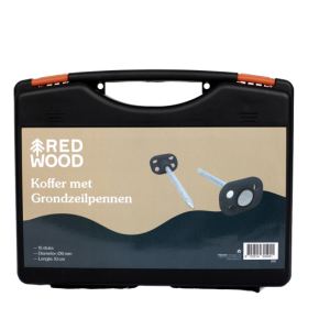 Redwood Koffer met Grondzeilpennen (15st.)