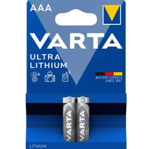 Varta Ultra Lithium AAA 2-pack Batterijen