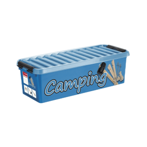 Sunware Q-line camping box met inzet 9,5L blauw zwart