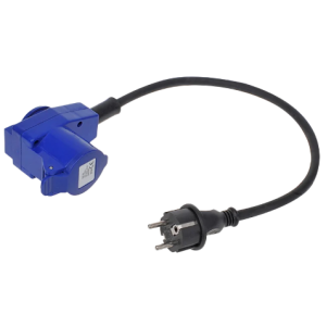 Pro Plus Verloopkabel 40cm Schuko Naar Haakse Cee