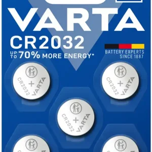 Varta CR2032 Lithium 5-pack Batterijen