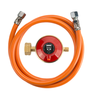 Gimeg Gasdrukregelaarset Afblaas 1/4 Inch Links 30Mbar 60 cm